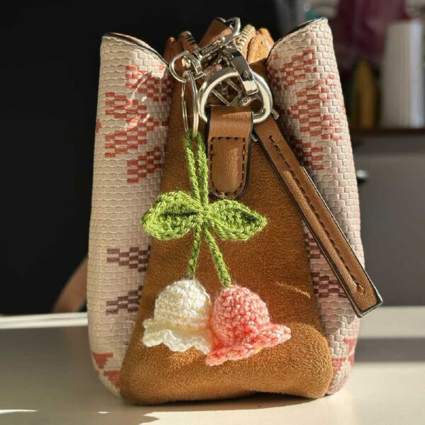 Lily Of The Valley KeyChain (2 Blooms) - Image 2